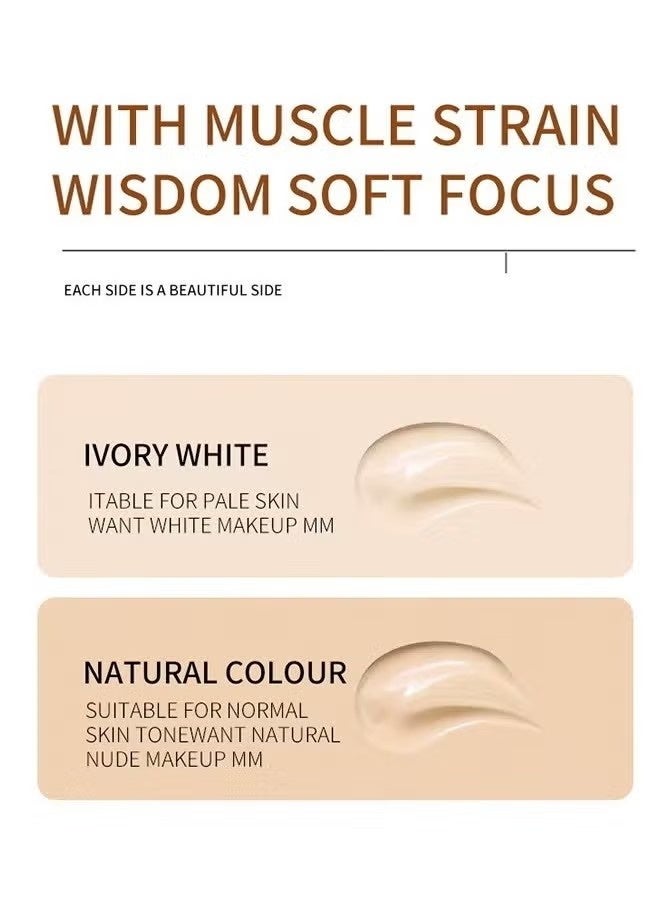 OCHEAL CC + Liquid Foundation - SPF50+ Sunscreen, Colour Correcting Face Sunscreen And Foundation, Pre-Makeup Primer Moisturizing Skin Concealer (#02) - Image 5